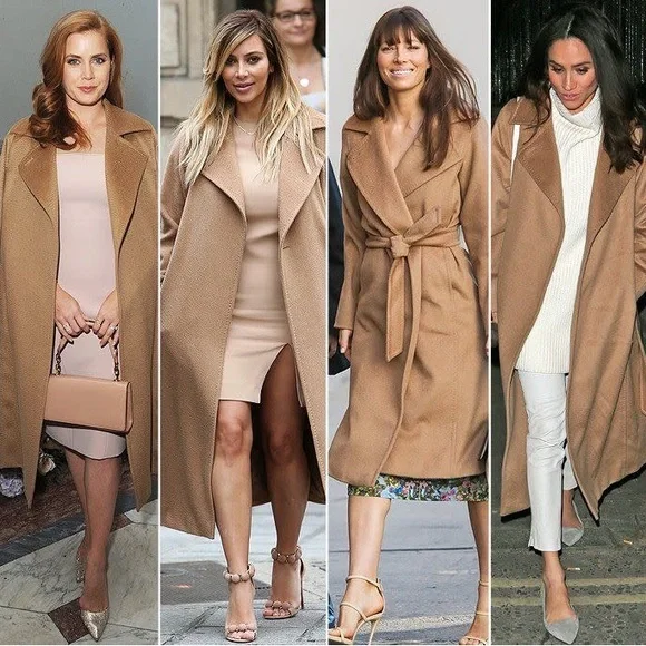 ICONIC MAXMARA MANUELA ICON THICK CAMEL COAT - LIKE NEW | MADE IN ITALY SIZE. 38 - Picture 5 of 11